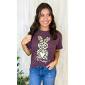 Be Hoppy Leopard Bunny T-Shirt