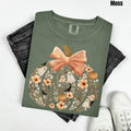 Beige Pumpkin Scene Comfort Colors T-Shirt 'NLB'