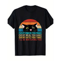 Black Cat Themed Every Snack You Make Retro Peeking Cat T-Shirt 100%cotton Made in USA