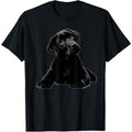 Black Lab Puppy Dog Shirt Graphic Tees Men - Dog Mom Shirt T-Shirt  made in usa