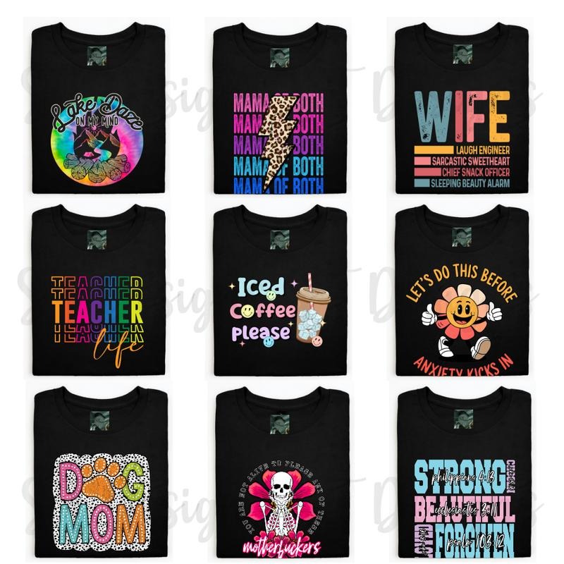 Black Out Mystery T-Shirt regular and plus sizes Cotton