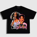 Black SZA Graphic T-Shirt for Men - Short Sleeve