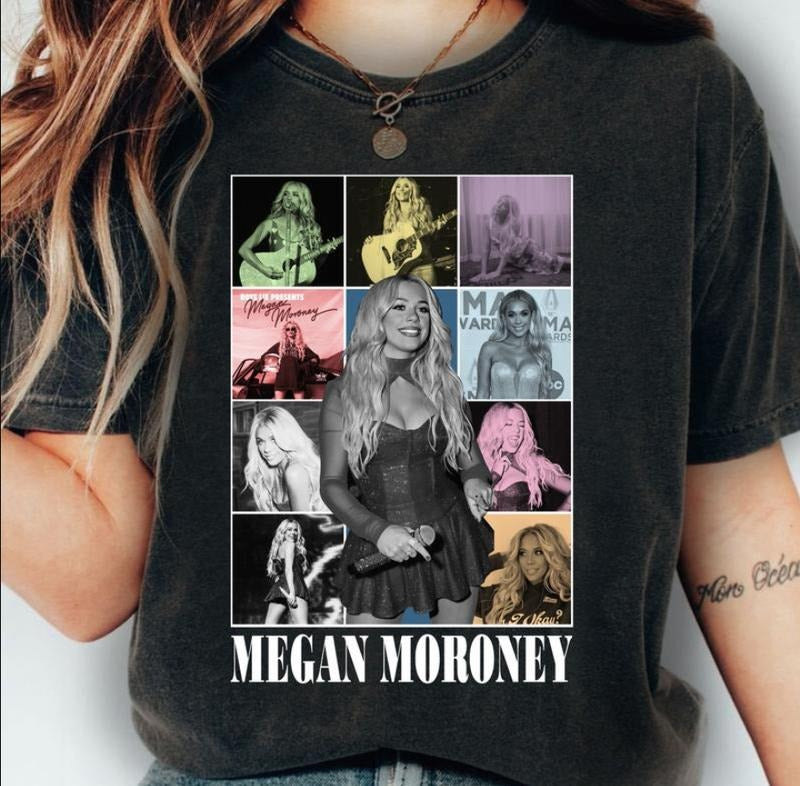 Black Vintage MM T-shirt Am I Okay 2025 Megannn Graphic Tee