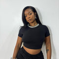 Blackout Comfy Crop Top - Comfortable Crop Top with Soft Fabric, Versatile Style for Chic Womenswear