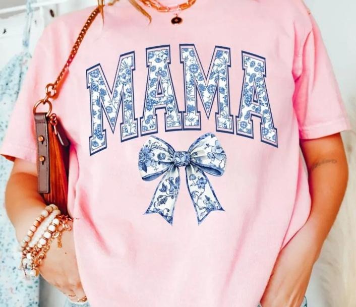 Blue Mama DTF Transfers - THIS IS NOT A SHIRT