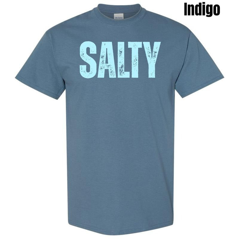 Blue Salty Gildan Short Sleeve T-Shirt 'NLB'