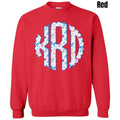 Blue USA Bows Monogram Sweatshirt 'NLB'