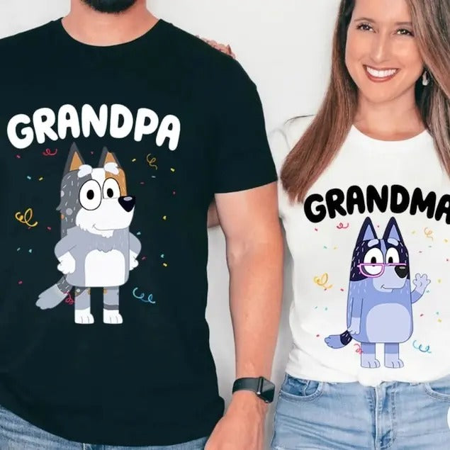 Bluey Grandpa Shirt,Grandmalife Bluey Shirt, Bob Bluey Shirt, Bluey Shirt, Bluey Family Shirt, Grandma Grandma Bluey Shirt Bluey Family Tee