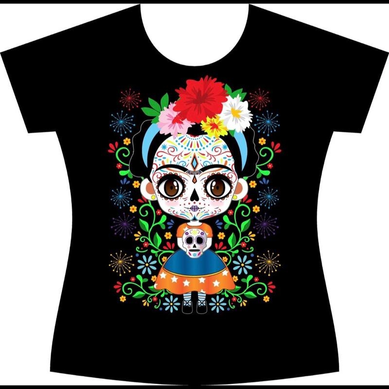 Blusa de Frida catrina Cotton