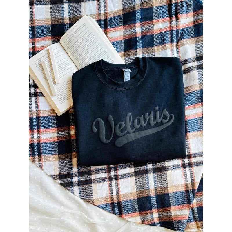 Book Lover Gift, Custom Embossed Crewneck, Puff Print Custom, Custom Text Pullover, Embossed Sweatshirt, Foam Vinyl, Book Club Gift