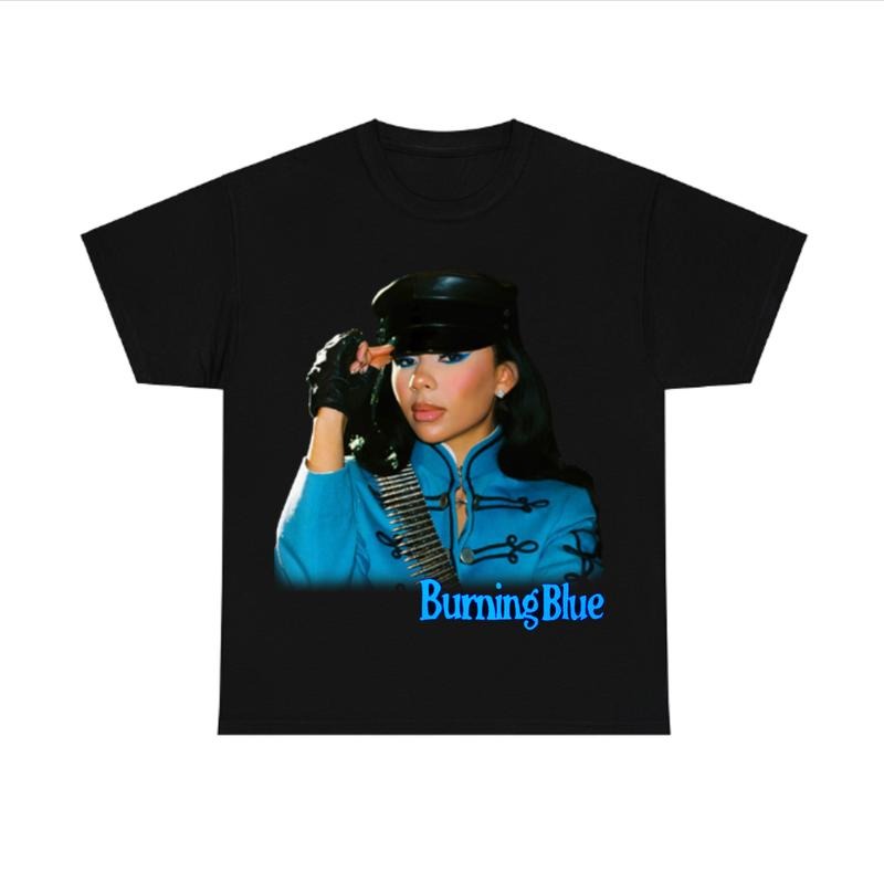 Burning Blue  Song Tee, Mariah TS Music Shirt