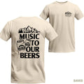 Busch Light 'Music to Our Beers' T-shirt - Bold Graphic Tee for Beer Lovers, Ideal Casual Shirt