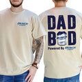 Busch Light Dad Bod Powered By Busch Light T-shirt Beer Drink Shirt For Daddy Funny Drinking Tee Casual Cotton Top Classic Men's Graphic Tees