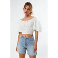 CIRCUS NY Women's Baeley Gardenia Ruched Top