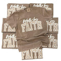 COMFORT COLORS - Walk By Faith on Espresso - Christian TShirt
