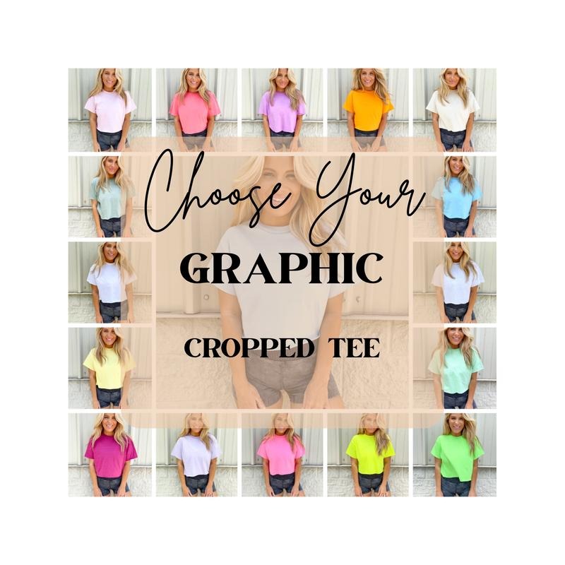 CROP *SHORT Sleeve Graphic Tee