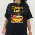 Calcifer's Cafe May All Your Bacon & Eggs Be Crispy Cooking T-Shirt