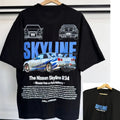 Camiseta Skyline R340 DRG, Camiseta Skyline Tshirt DRG, Skyline R340 Tshirt DRG Cotton Menswear