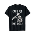 Can I Pet That Dog Halloween Skull Men's T-Shirt made in usa