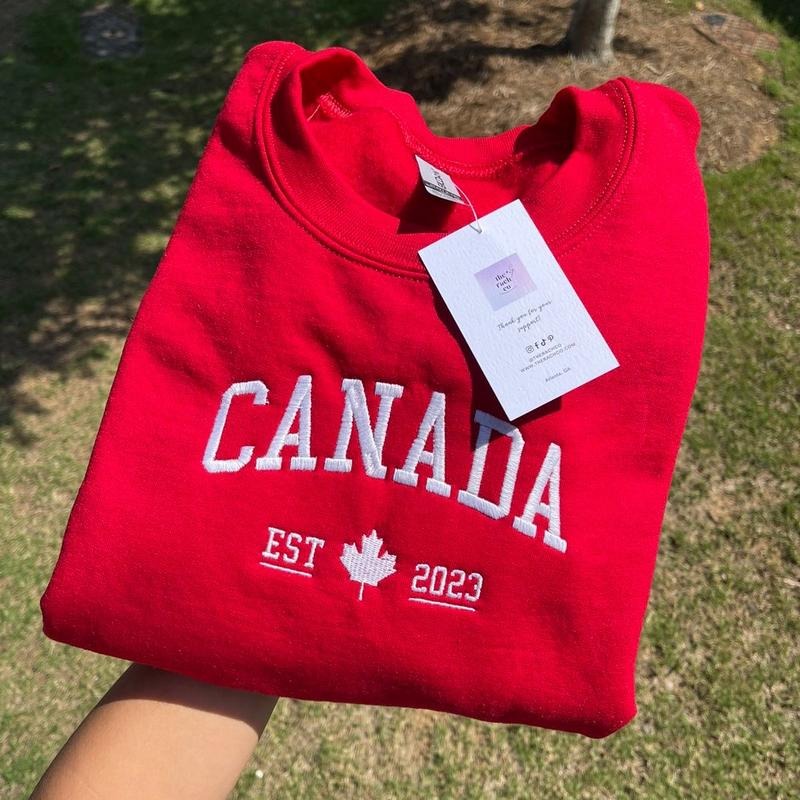 Canada Embroidered Sweatshirt