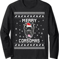 Cane Corso Dog Owner Ugly Christmas Sweater for Holidays Long Sleeve T-Shirt