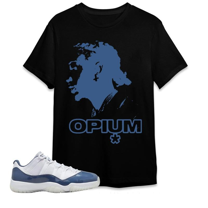 Cash Carti Diffused Bllue Unisex T-shirt, 11S Diffused Bllue Unisex Shirt, Streetwear Y2K Shirt, Casual Cotton Menswear Retro Shirt