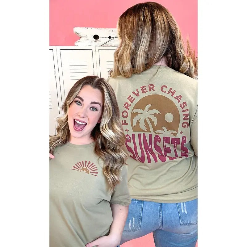 Chasing Sunsets Graphic Shirt