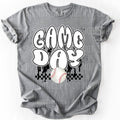 Checkered Game Day Baseball DTF Transfers - THIS IS NOT A SHIRT