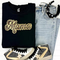 Cheetah Mama Chenille Patch Sweatshirt