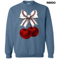 Cherries Baseball Bow Sweatshirt