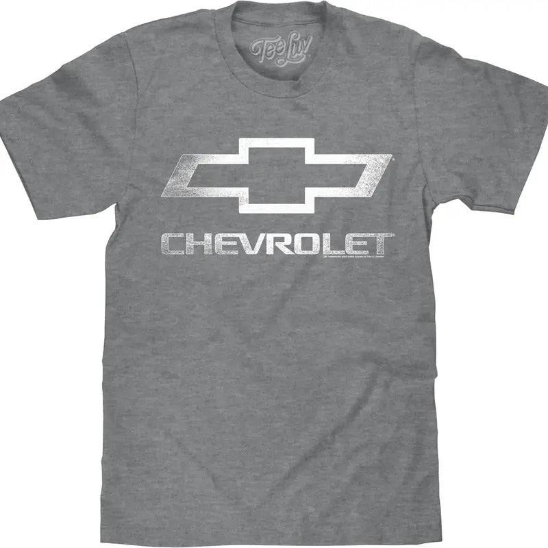 Chevrolet Logo Big and Tall T-Shirt - Gray