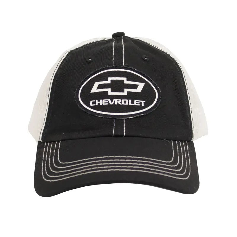 Chevy Oval Logo Patch Hat - Black