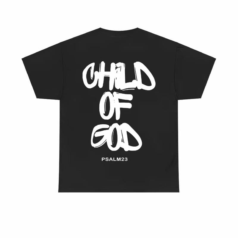 Child Of God Tshirt, Men's Summer Casual Cotton Crewneck