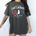 Childless Cat Ladies Social Club Comfort Colors Shirt, Cat Lover Graphic Printed Tee, Cat Ladies Social Club 2024 Unhinged Shirt, Women's Power Tee, Funny T-shirt For Women, Meme 2024 Shirt, Women's Top, Womenswear, Cotton Fabric Relaxed Tee