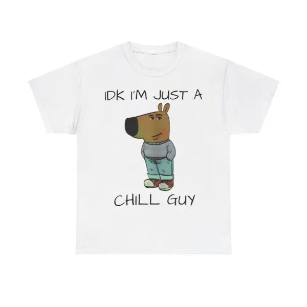 Chill Guy Coin Meme Shirt Casual Crewneck