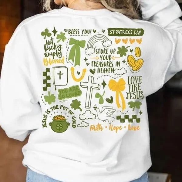 Christian St. Patrick's Day  DTF Transfers - THIS IS NOT A SHIRT