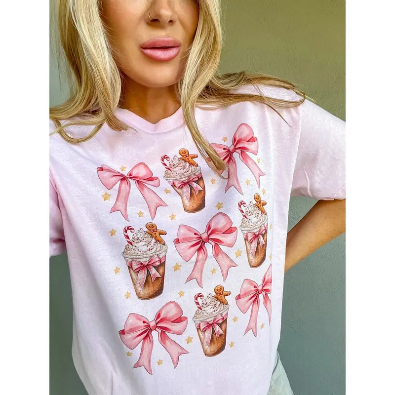 Christmas Coffee Graphic Top