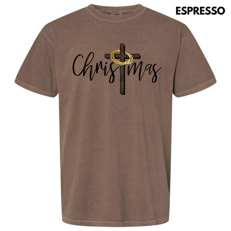 Christmas Cross Comfort Colors T-Shirt 'NLB