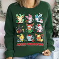 Christmas Eevee TShirt Sweatshirt Perfect Anime Video Games Gift