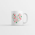 Christmas Heart Mug Funny Cute Holiday Graphic Novelty Coffee Cup-11oz Funny Coffee Mugs Ceramic Printed Drinkware Cup