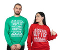 Christmas I Dont Do Matching Outfits But I Do Sweatshirt, Ugly Couple Christmas Sweater, Party His & Her Gift, Long Sleeve Crewneck Shirt