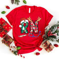 Christmas Registered Nurse T-shirt, Christmas Squad Shirt, Xmas RN Tee, Christmas Gift for Nurse Cotton Fabric