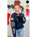 Christmas Sparkle Sleeve Sweatshirt