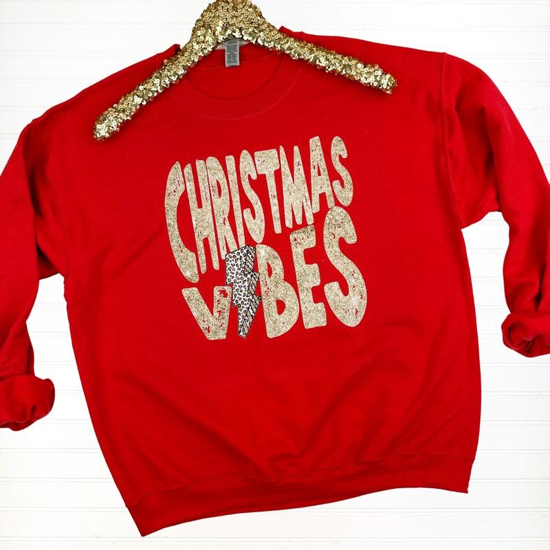 Christmas Vibes Gildan Sweatshirt