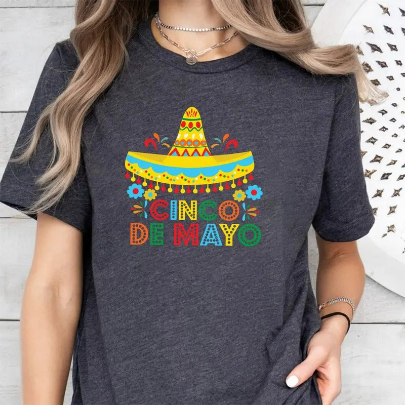 Cinco De Mayo Shirt, Mexican Fiesta Shirt, Mexican Festival Gift, Happy Cinco De Mayo Shirt, Mexican Shirts, Cinco De Mayo Fiesta Shirt