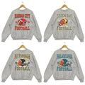 Classic Fit Crewneck Sweatshirt - For Every Football Team In Sport Grey