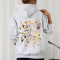 Clover Meadow Pressed Flower hoodie dandy hoodie