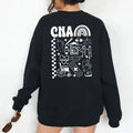 Cna Nursing Assistant Sweatshirt, Unisex Crewneck Pullover Tee, Black Cotton Casual Sweatshirt with "CNA" Print, Unisex Design Menswear Soft