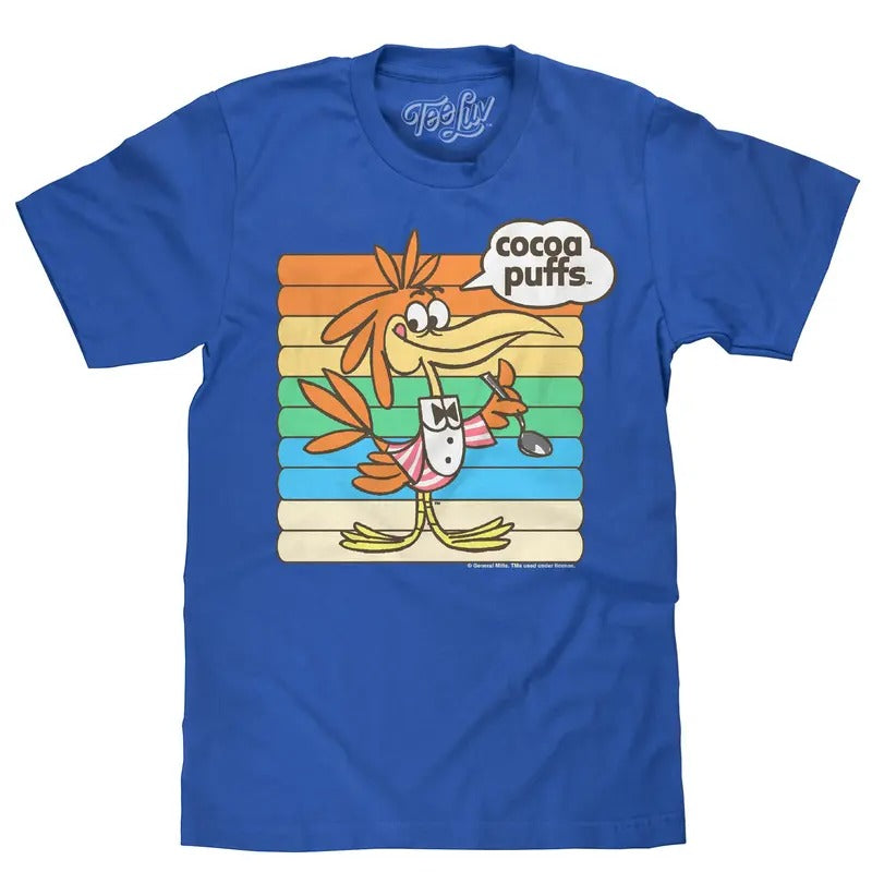 Cocoa Puffs Sonny the Cuckoo Bird T-Shirt - Blue