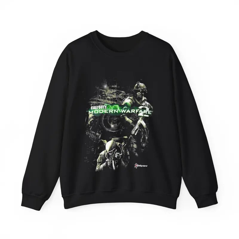 Cod Modern Warfare TShirt Collection Black Infinity Ward Gildan Sweatshirt